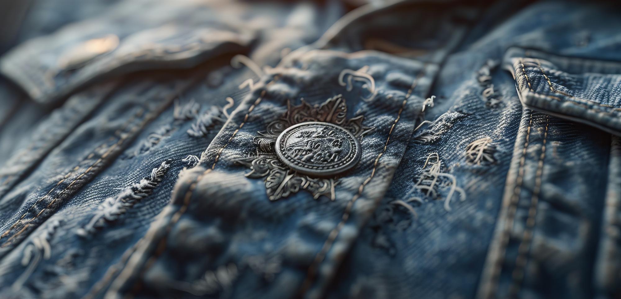 Fashion label embroidered badge