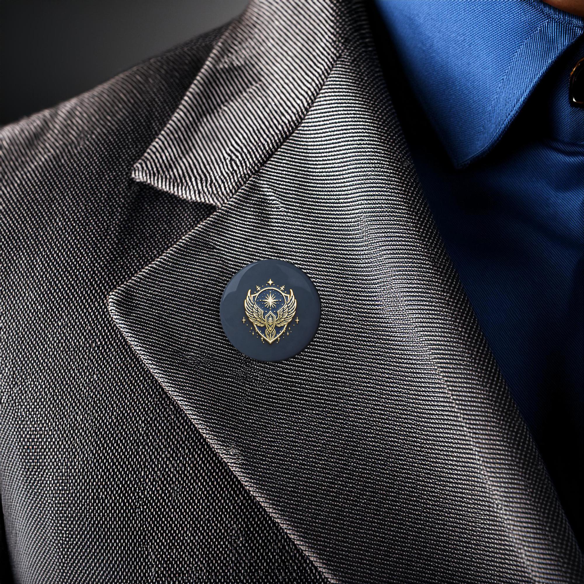 Corporate patch on jacket